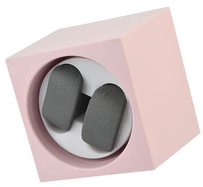 kowaku Elektrischer automatischer Uhrenbeweger mit Zwei Uhrenbewegern und professionellem Atmosphärenlicht, Rosa