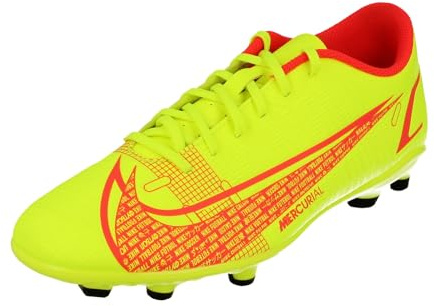 Nike Vapor 14 Club FG/MG Herren Football Boots CU5692 Sneakers Schuhe (UK 8 US 9 EU 42.5, Volt Bright Crimson 760)