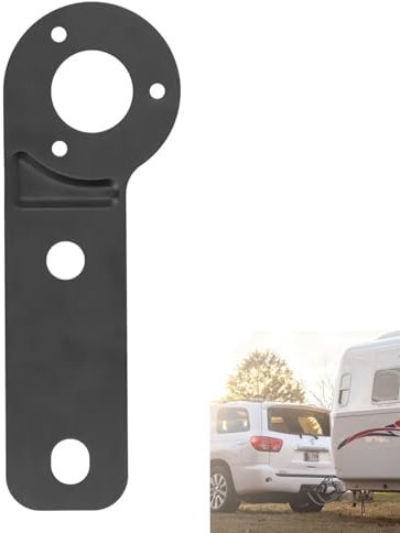 Trailer Socket Bracket,Towbar Lighting Bracket,Tow Bar Electrics Bracket,Towbar Socket Mounting Bracket,Tow Bar Power Socket Bracket,Trailer Conn,7 Pin Heavy Duty Socket Mount Plate Oyiclyea