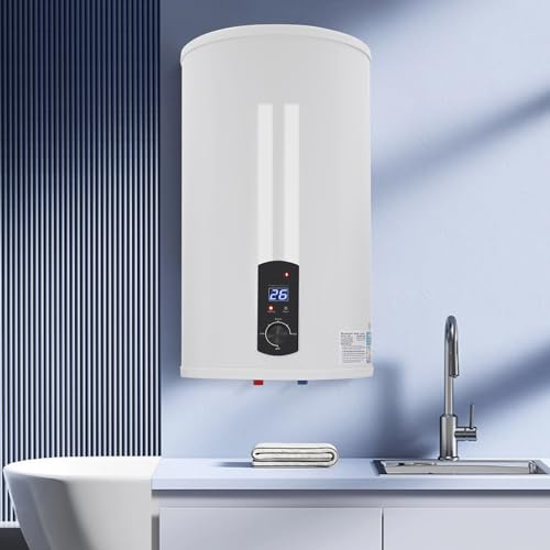 Elektrospeicher Warmwasserspeicher Durchlauferhitzer Boiler Wasserboiler Vertikale Elektrischer Tank-Wassererhitzer Warmwasserbereiter elektrischer Tatsächliche Wasserspeicherkapazität 70L