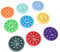 Mathematische Fakten Rotations-Zappeln Spielzeug, Buntes Fesselndes interaktives Mathematik-Lernspiel für Erwachsene und Kinder (Multiplizieren Sie Division)