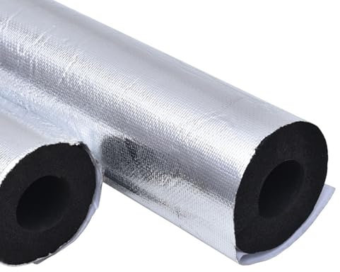 Isolation de Tuyau D'eau Tube en Mousse Manchon de Protection de Tuyau D'eau Flexible, Chauffage, Climatisation Manchon Isolant Tuyau D'eau Chaude et Froide(27x10mm/1.1x0.4inch)