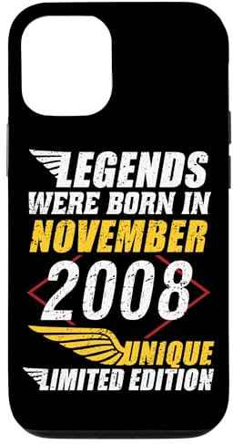 Custodia per iPhone 12/12 Pro Regalo di compleanno Novembre 2008 Edizione Limitata Usato