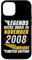 Custodia per iPhone 12/12 Pro Regalo di compleanno Novembre 2008 Edizione Limitata Usato
