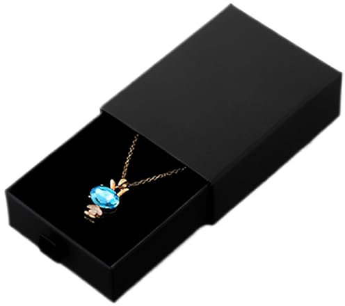 Caja Regalo, cajitas Regalo pequeñas, 7X9X3cm joyero pequeño, Simple y práctico, Discreto y único, Muy Adecuado para el Almacenamiento de Joyas