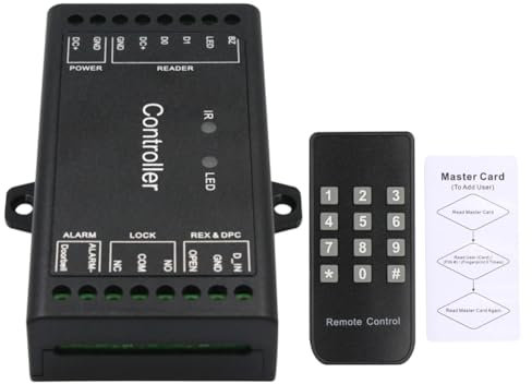 Asuinxurr Mini-Größe, WLAN-Fernbedienung, Einzeltür, WLAN-Fernbedienung, Zugangskontrollplatine, 12 V, Wiegand, 26–44 Bit, Eingang, Tuya 1000 Benutzer