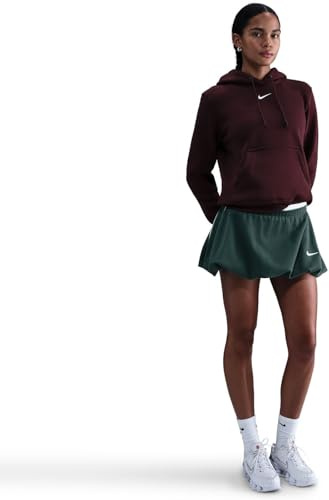 NIKE Damen Phnx FLC Std Po Sweatshirt, Burgundy Crush/Sail, L