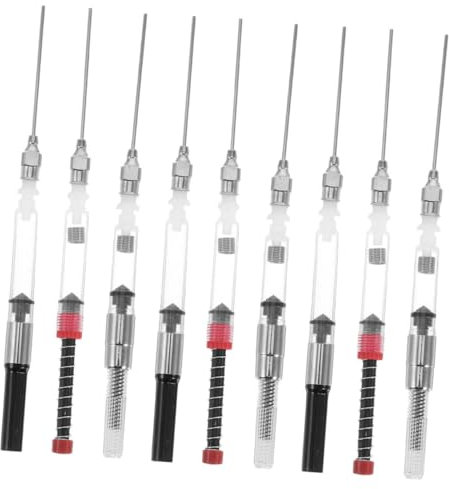 COMNESTBI 9 Stück Tintenabsorber für Füllfederhalter Farbkastenmarkierung Brunnentinte Schreiben von Füllfederhaltern Brunnenzubehör Füllfederhalter-Spritzenwerkzeug Füller Plastik