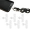 Aisikoo 6 Stück Handykette Halterung Transparent – Universale Handy Kette Halterung ohne Klebstoff, Handykette Universal Patch für Smartphones, Praktische Handykette Pads für alle Modelle