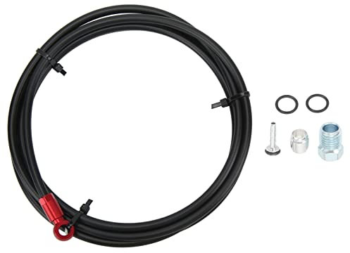 RiToEasysports Tuyau de Câble de Frein à Disque de Vélo, Kit de Tuyau de Frein à Disque Hydraulique 2M Bike pour Les Freins à Disque (Rouge)