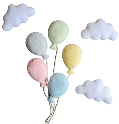 Newborn Photography Props Felt Cloud/Balloon Baby Shower Backdrop | Baby photoshoot props: soft felt balloon/cloud, anti-static, pilling resistant