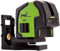 Imex LX22 Cross Line Plumb Red Laser Level with Magnetic Bracket - Green/Black