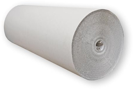 1 Rolle Rollenwellpappe | Breite: 100cm | Länge: 70m | ausgezeichnete Polsterwirkung | Verpackung, Schutz, Ausfüllen von empfindlichen Waren | wiederverwendbar | umweltfreundlich | recyclebar