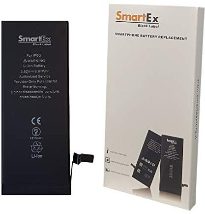 Smartex® Black Label Batterie Compatible avec iPhone 6-1810 mAh | Garantie 2 Ans