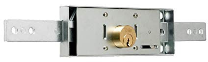 Yale Serrature per serrande Y9B58215 acciaio zincato, cassa 115x55, chiusura coppia a chiavi unificate