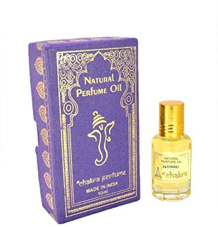 Sri Chakra Aceite de perfume Natural Attar Sin alcohol Ittar fragancia india 10ml (Patchouli)