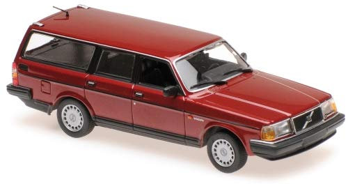 Volvo 240 GL Break, metallic-dunkelrot, 1986, Modellauto, Fertigmodell, Maxichamps 1:43