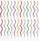 Spiral Birthday Candles,24 Pcs Metallic Cake Candles with Holder for Birthday Wedding Party Cupcakes Topper Decorations,Colorful(Red/Rose Gold/Purple/Green/Gold/Champagne)