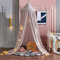 RAILONCH Betthimmel Babybett, Kinder Moskitonetz Spitze Baldachin, Mädchen Prinzessin Himmelbett Bettvorhang für Spiel Lesen Schlafzimmer Ankleidezimmer (Rosébraun)