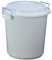 Denox DEN083 Cubo Industrial 70 litros. Blanco, ø495x585 mm