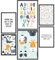Papierschmiede® Bilder Kinderzimmer Kids Mood Poster Set ABC Dino Safari, Kinderzimmer Bilder Babyzimmer Deko, 2x DIN A4 und 4X DIN A5, Alphabet Tiere Lesen - Kinderposter ohne Rahmen