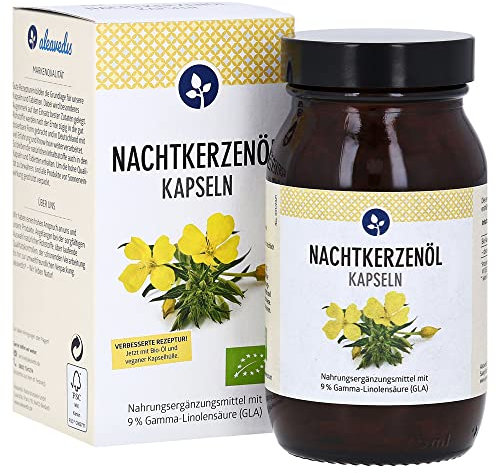 NACHTKERZENÖL 500 mg Kapseln Bio vegan