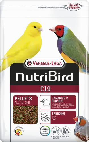 Versele-laga Nutribird C19 3 kg per Uccelli di Taglia Grossa, Cibo per Roditori, 3 kg