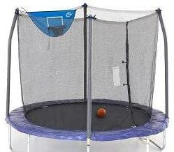 Trampolin Ersatznetz für 2,4 m Rahmen für 4 Stangen (nur Netz) Schwarz