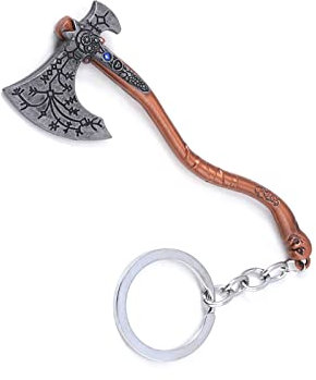 SONGCHANGJEWELRY Game God Of War Ragnarok Schlüsselanhänger – Weihnachtsgeschenke für Männer Teenager Fan, Leviathan Axt Schlüsselanhänger, Standardgröße