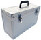 Aluminium Koffer Silber Entnehmbarer Deckel (LxBxH) 400 x155 x 240 mm Transportbox