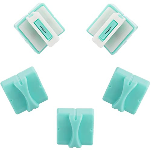 Firbon 5 Pieces Green Replacement Blade with Automatic Security Safeguard Design for A4 Paper Cutter Paper Trimmers