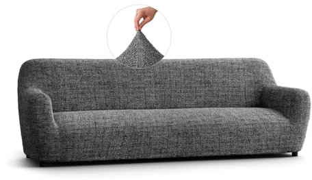 PAULATO - Sofabezug 4 Sitzer Stretch Mikrofaser, kratzfestes Gewebe, maschinenwaschbar, WavyTech-Technologie und Oeko-TEX-Zertifizierung - Kollektion Fantasie Vittoria - Made in Italy