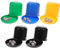 ibasenice Becher Mit Deckel Spielset Stapelbecher Würfelspiel Poker Würfel-Shaker Gaming-Würfelfutter Sockel 5 Stück Shaker Becher Box-Shaker D6 Kunststoffbecher
