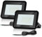 Lospitch 30W LED Strahler Außen, 2 Stücke Superhell 2550LM LED Fluter 6000K Kaltweiß Außenstrahler, IP66 Wasserdicht Sicherheitslampe für Baustelle Hof, 120° Abstrahlwinkel (kein Stecker)