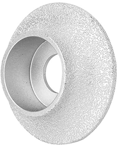 Mola da 7,3 Cm per Smerigliatrici Angolari, Mola Diamantata Brasata Disco Abrasivo per Pietra Mola Abrasiva Concava per Pietra Marmo Ceramica (Mola francese 2.0)