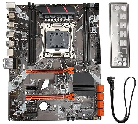 Vikye DDR4 Mainboard, X99 Lga2011 3 Motherboard Desktop Computer Gaming Motherboard, with Four Rear USB 3.0, Support 4 DDR4 2133/2400/2800
