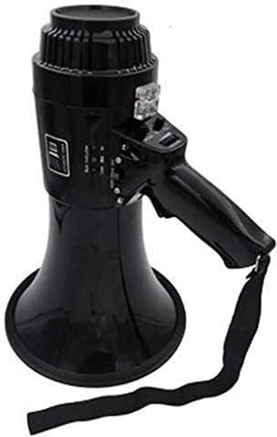 Megaphones Bullhorn 35w High Power Speaker Portable Handheld Megaphone With Built-in Siren Adjustable Volume Control Megaphone Speaker Loud volume