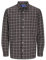 JACK & JONES Jorjoshua Chemise à Carreaux en Flanelle Taille Loisirs, Gris foncé, L Homme