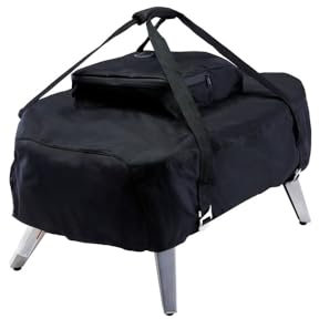 BLACK+DECKER Outdoor Pizza Oven Cover, Secure Fit Storage Bag, 12 Inch (BPZA12C)
