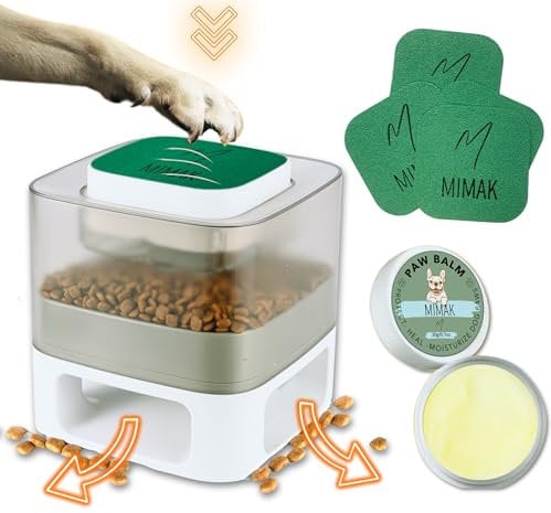 Dog Nail File Toy with Treat Dispenser - Dog Nail Scratch Board with Treats - Nail File Pad with Slow Feeder for Stress Free - Scratch Pad for Nails - Paw Nail Scratch Toy for Dogs (Mimak)