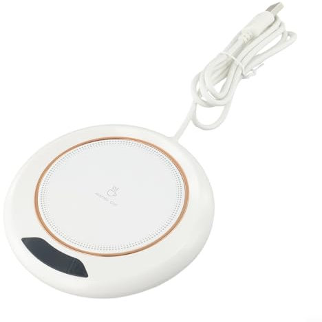 Coffee Mug Warmer, Cup Warmer, Smart Constant Temperature Coaster, USB Coffee Mug Warmer, 20W, 3Gear Heating(White)