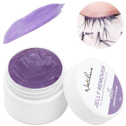 Natuhana Lash Remover for Eyelash Extensions Glue Gel with Low Irritation Dissolves Powerful Remover 10g