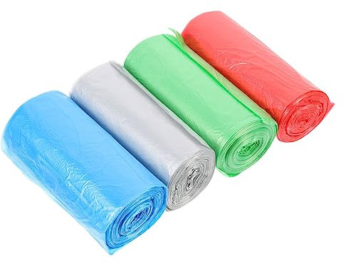 YQBDCKEDU 12 Rolls Trash Bclassification Garbage Bags Car Colorful Garbage Pouches Thickened Garbage Bags Simple Human Trash Can Bags Kitchen Waste Bags Small Garbage Babs Wet and Dry