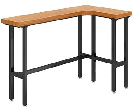 Mesa de bar rectangular moderna para isla de cocina, comedor en sala de estar, mesa larga y estrecha de madera fabricada, tamaño grande