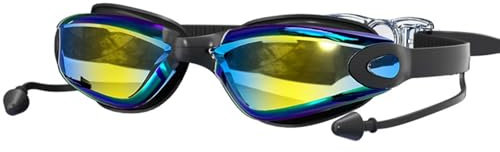 GWAWG máscara de buceo impermeable,Gafas de natación polarizadas antiniebla y protección UV,Gafas de natación para hombres mujeres adultos adolescentes