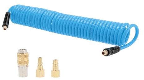 AIRPRESS - Manguera de aire espiral 10 m 8 mm 12 bar - Manguera extensible compresor aire