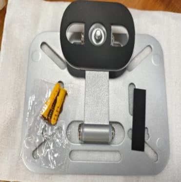 YiePhiot Projector Foldable Stand, Desktop Projector Mount, Mini Ceiling Wall Projectors Mount Stand Compatible with QKK, DR.J, DBPOWER, Anker, AAXA, Jinhoo, PVO, TMY, and Other (Silver)