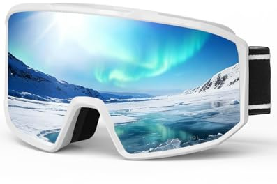 BEACOOL Ski Goggles Skiing Goggles UV400 Protection Anti-glare Ski Goggles Dual Lens For Women Men Youth,Helmet Compatible