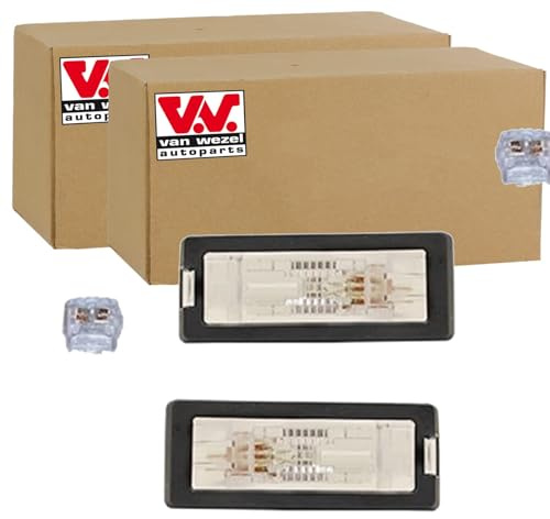 BandelOne 2x Van Wezel Kennzeichenleuchte