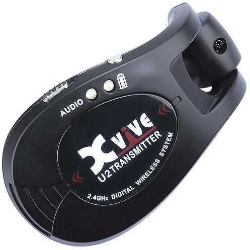 Xvive Transmisor inalámbrico para guitarra U2 (negro)